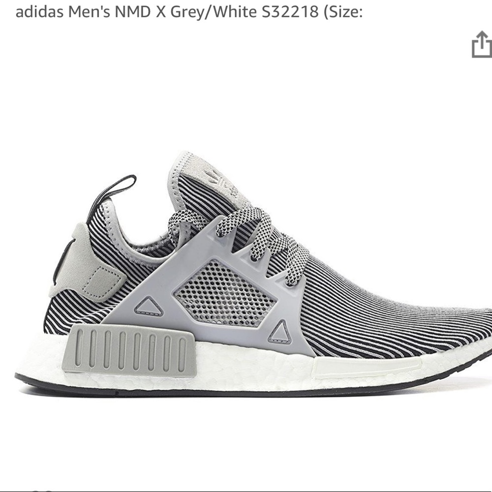 Adidas NMD Boost Gray and White Size 12